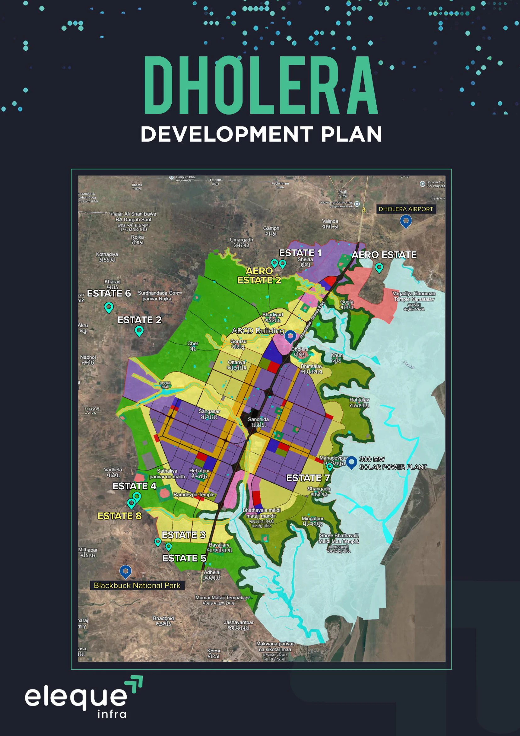Dholera Development Master Plan Estate 1 to 8