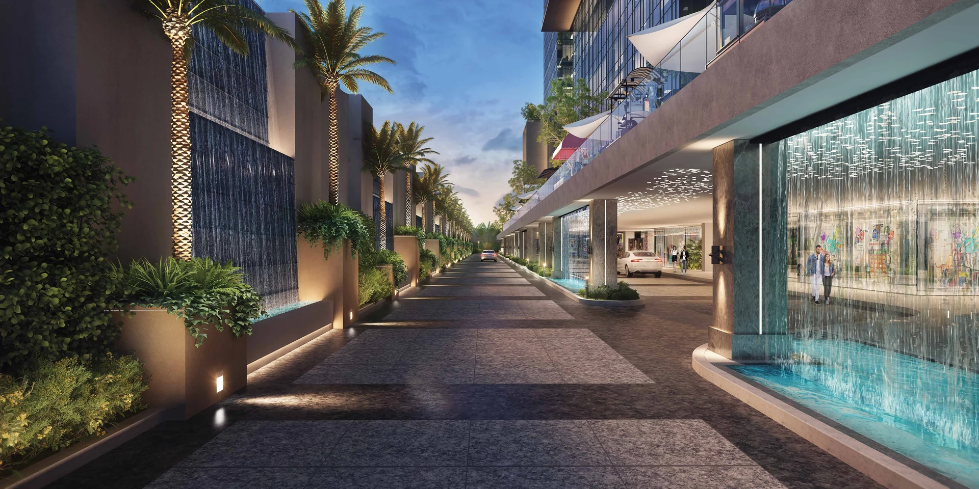 GYGY Mentis Therapeutic Water Body & High-Street Retail Promenade