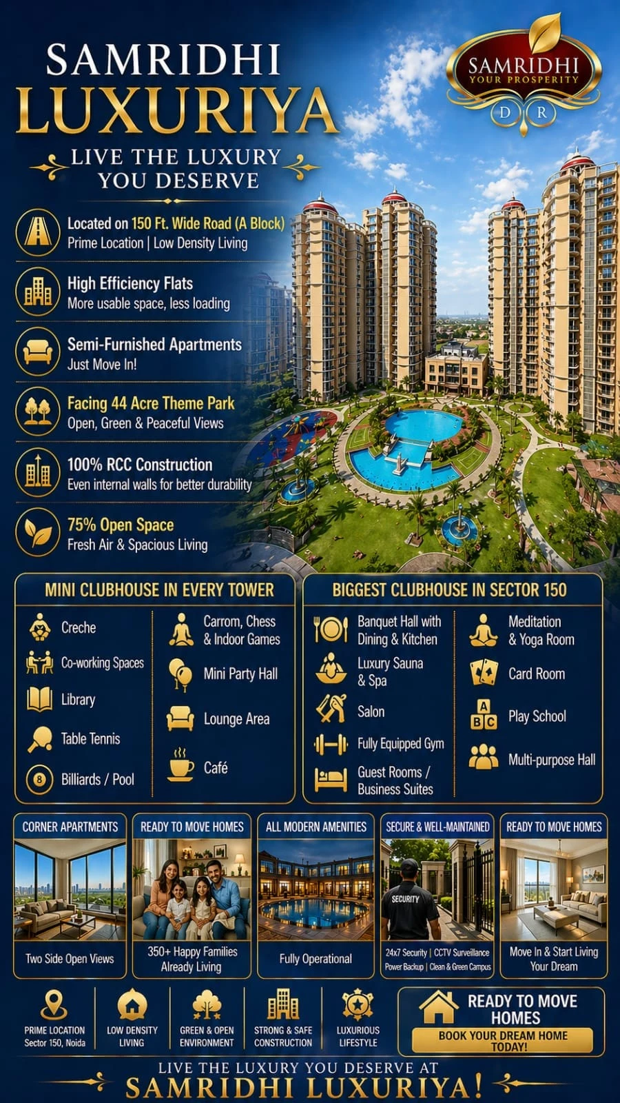 Samridhi Luxuriya Avenue Official Feature Flyer