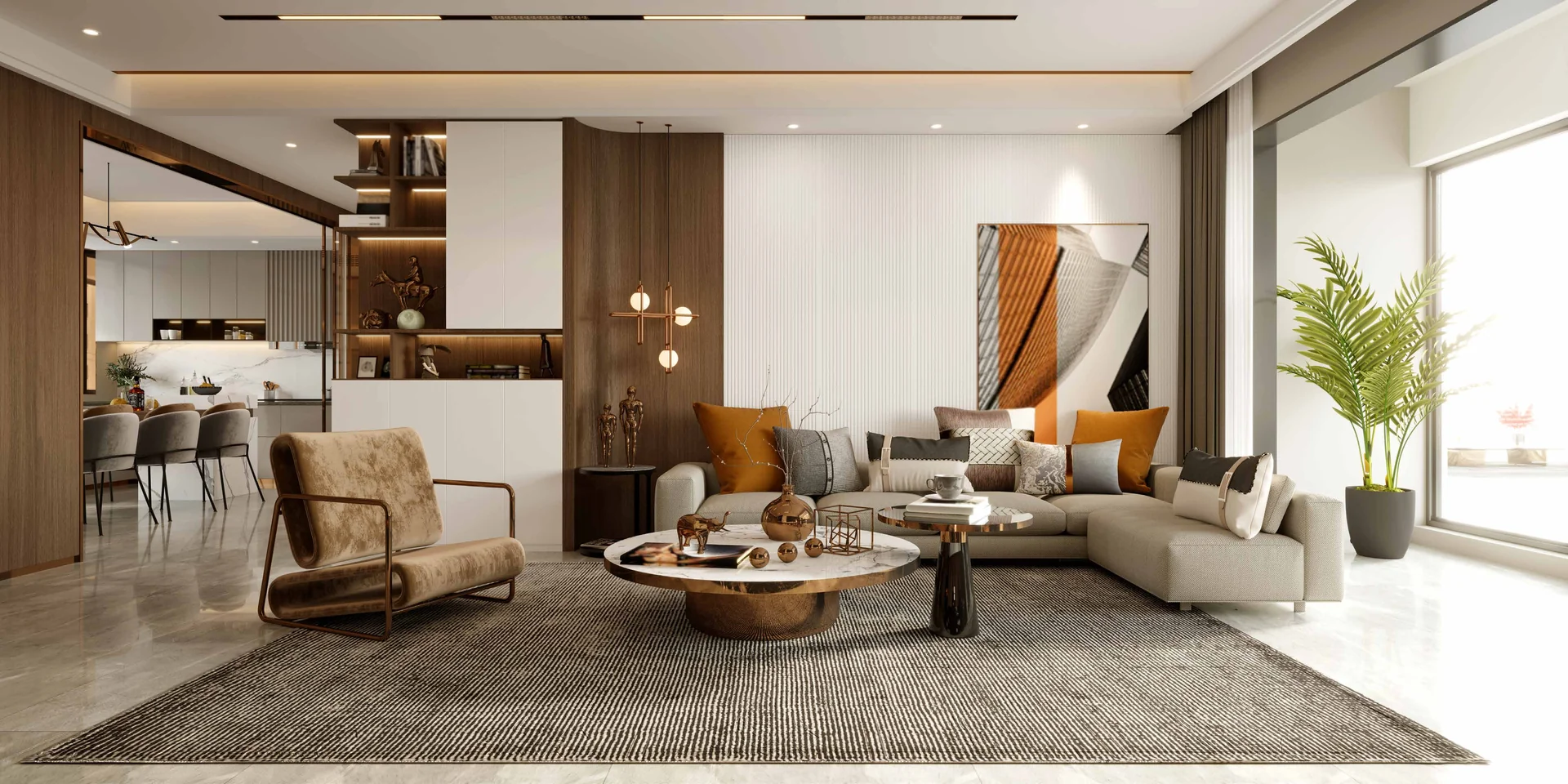 Patliputra Signature Park Fully Furnished Luxury Studio Suite Interior